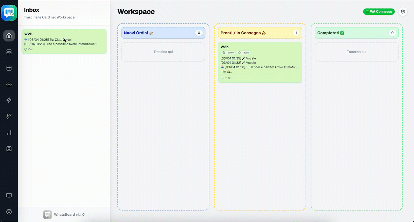Calendario WhatsBoard